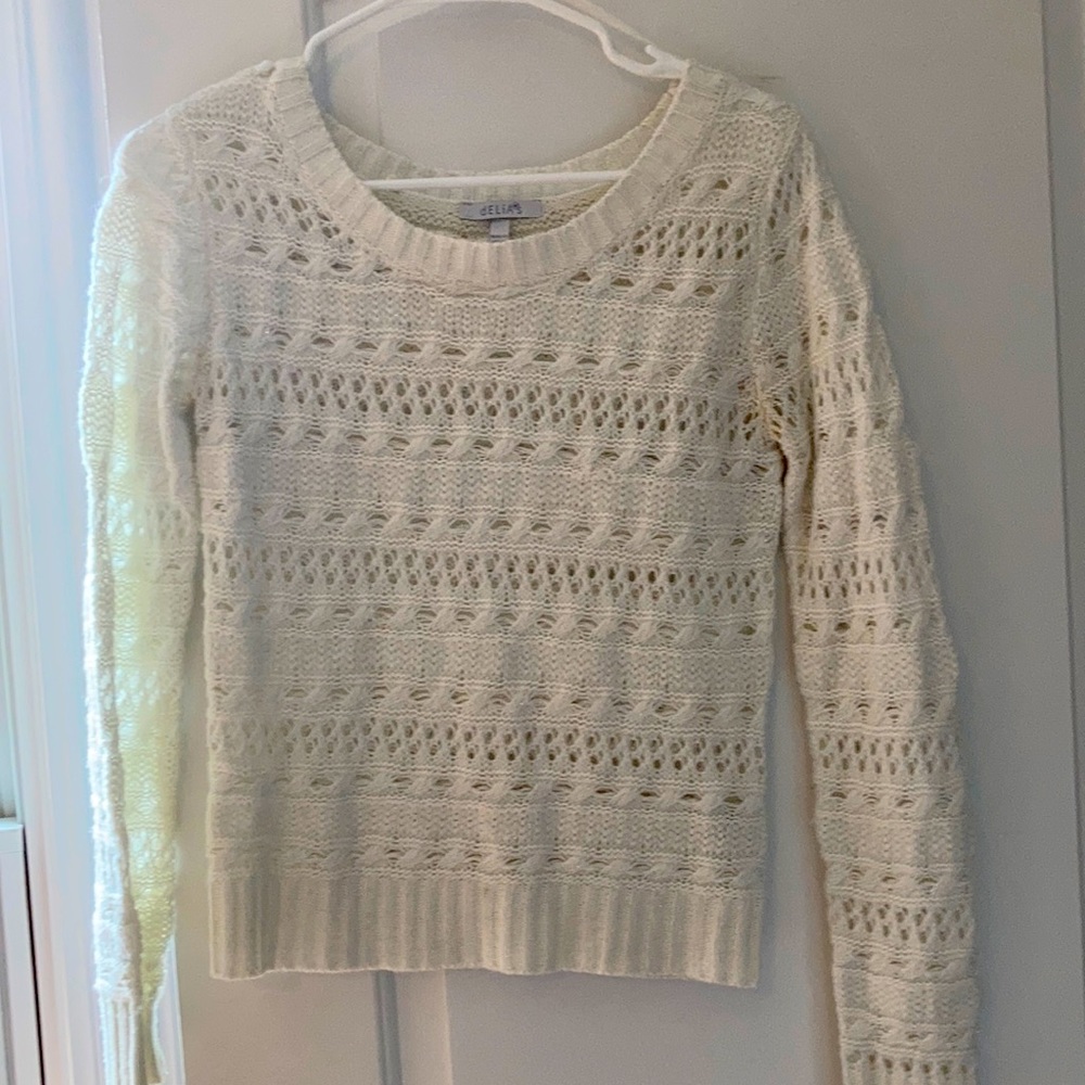 Delia’s Off White Medium Sweater